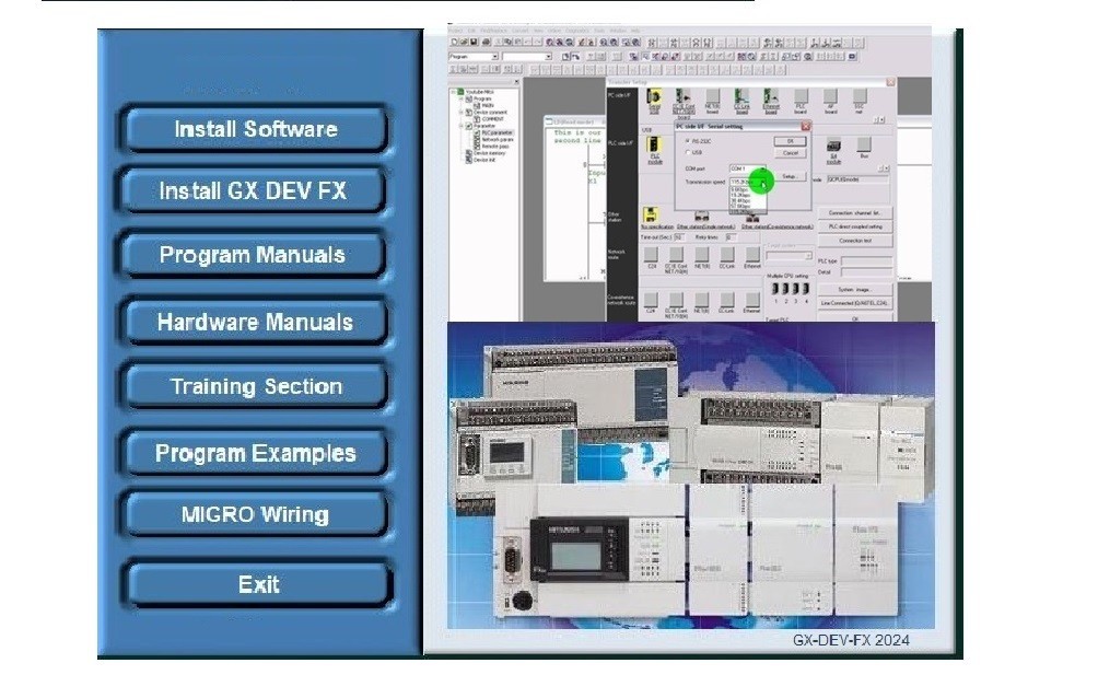 FX Migro PLC Industrial Automation Programing Software GX Ladder DVD w Training FX Migro PLC Industrial Automation Programing Software GX Ladder DVD w Training