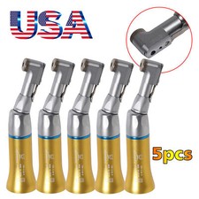 Dental Contra Angle Slow Low Speed Handpiece Gold 4Hole 1/5pcs picture