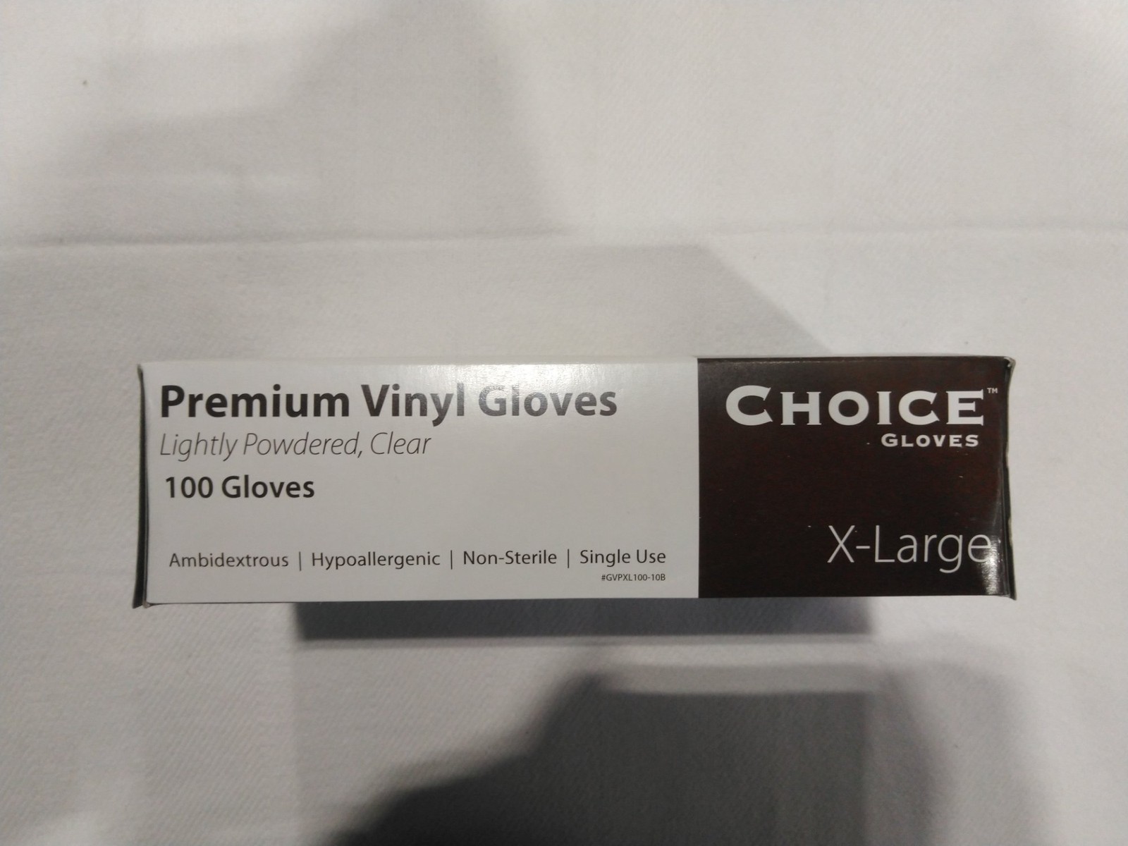 Choice Gloves GVPXL100-10B Premium - 100 Count X-Large Clear - New