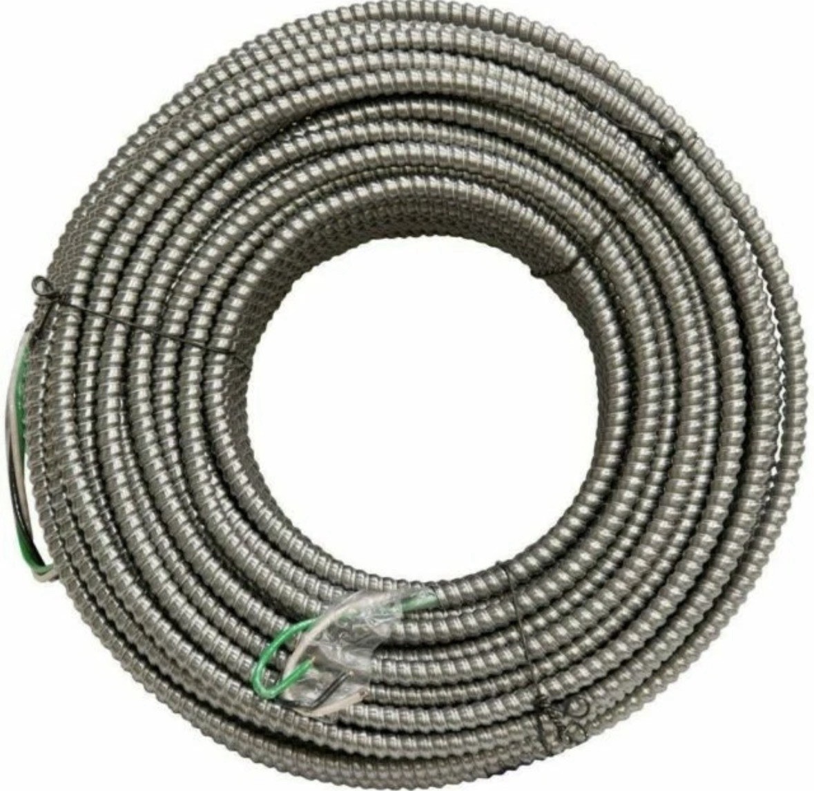 10/2 mc cable 250ft roll of wire green white black new