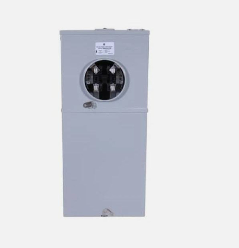 GE Meter Socket Load Center  TSMR820CSFLFMG 120/240 V AC 200 Amps 8 Spaces / 16
