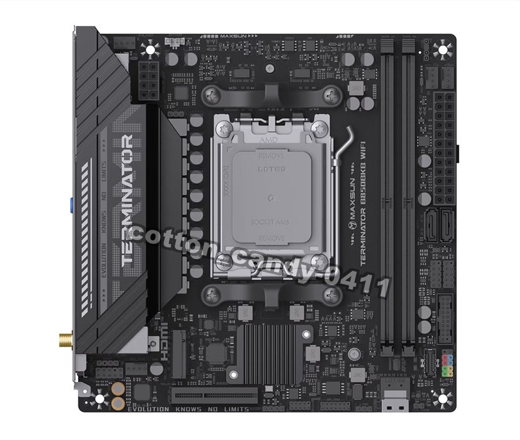 NEW MAXSUN MS-Terminator B850BKB WIFI DDR5 ITX Gaming Motherboard Fast delivery