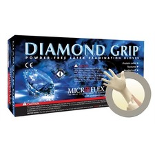 Microflex MF-300 Diamond Grip Powder Free Latex Gloves Case of 10 Boxes picture