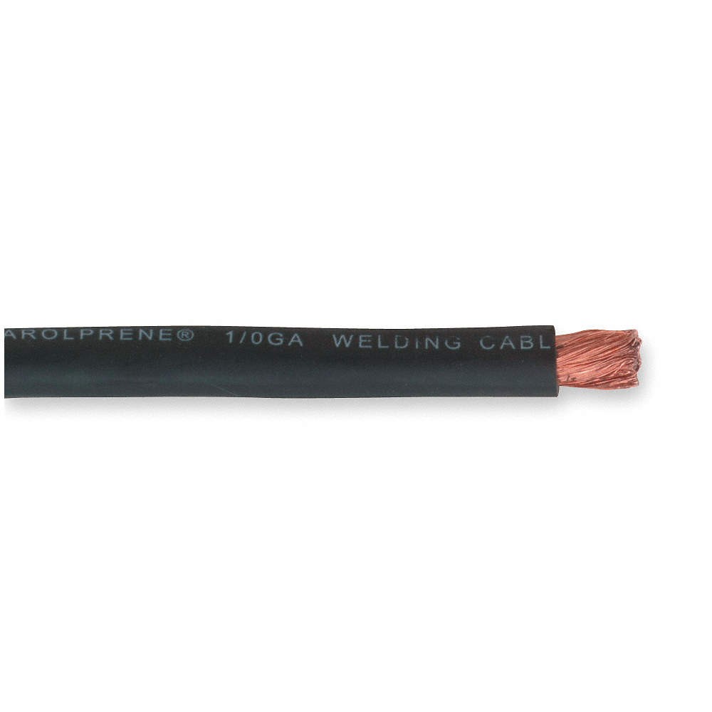CAROL 01777.35.01 Welding Cable,4AWG,CAROLPRENE,Blk,250ft 1UGT2 CAROL 01777.35.01 Welding Cable,4AWG,CAROLPRENE,Blk,250ft 1UGT2