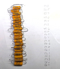 SPRAGUE ATOM TVA-1308  ORANGE 50UF 50V AXIAL CAPACITOR NOS LOT 19 picture