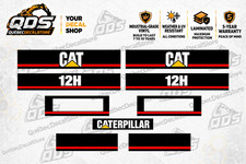 Fits Caterpillar CAT 12H Motor Grader Decal Kit Laminated Vinyl picture