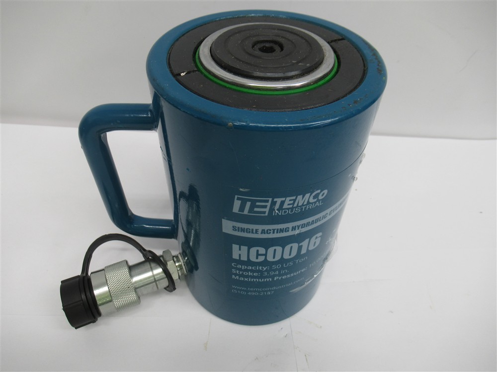 TE TEmco HC0016, 50 Ton Capacity Single Acting Hydraulic Cylinder TE TEmco HC0016, 50 Ton Capacity Single Acting Hydraulic Cylinder