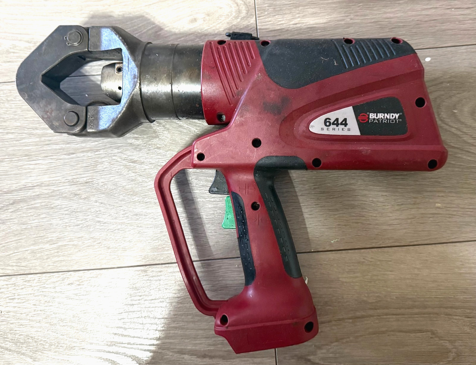 Burndy Patriot 644 Series Actuated Hydraulic Dieless Crimper FOR PARTS