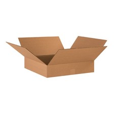 BOX USA 18184 Flat Corrugated Box 18