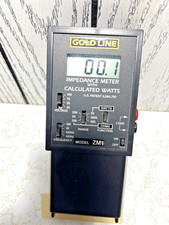 Gold Line ZM-1 Impedance Meter and CALCULATED WATTS METER -PLUS THE USER MANUAL picture