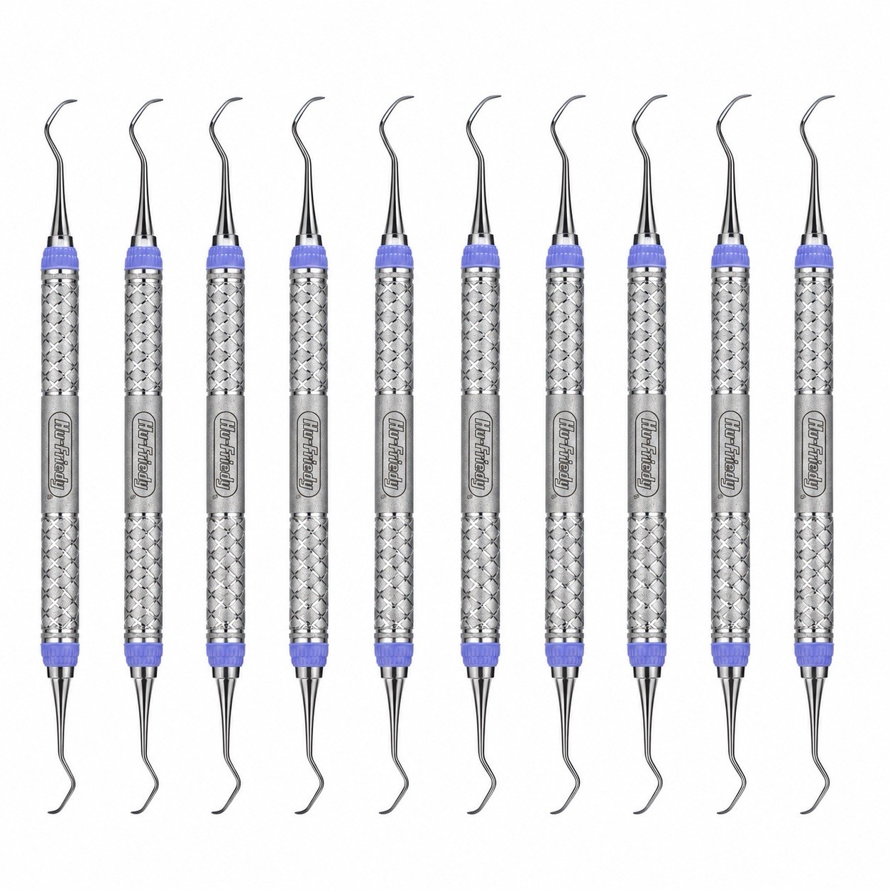 Hu-Friedy 10pcs SC4R/4L9E2 9 EverEdge Handle Double-Ended 4R/4L Curette Columbia