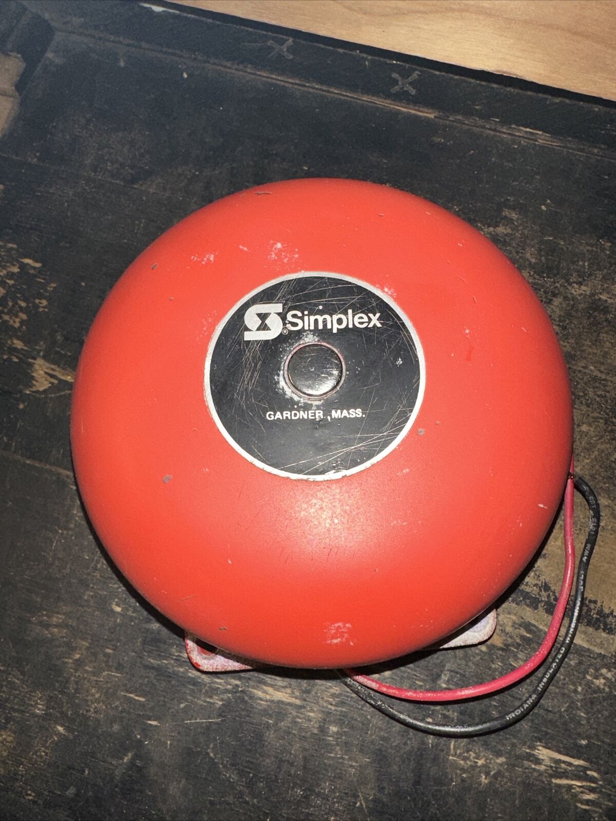 Vintage Simplex (Fire Alarm Bell )Type 4080-5 Electric Wired .11amps 24-28 Volts
