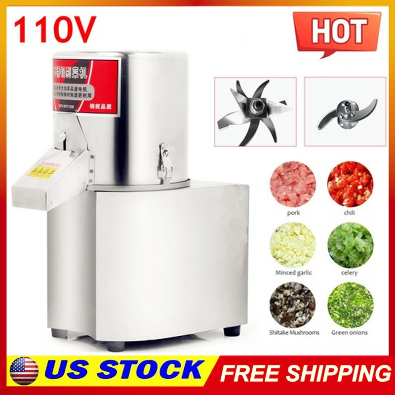 Commercial 110V 600W Food Processor Electric Vegetable Chopper Grinder Machine Commercial 110V 600W Food Processor Electric Vegetable Chopper Grinder Machine