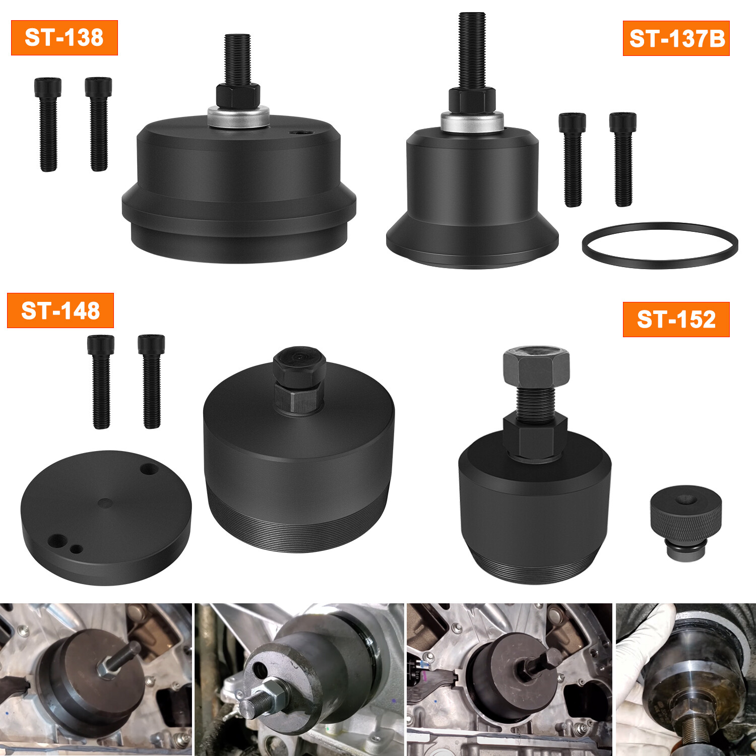Front +Rear Crank Seal Installer Remover Master Set For Ford 6.7L Powerstroke