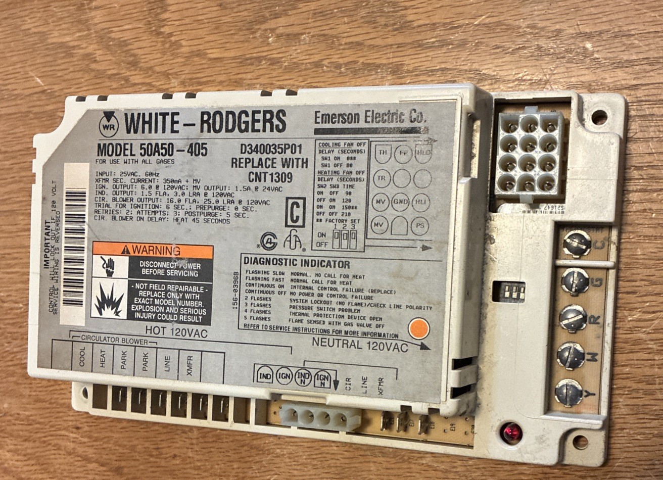 50A50-405 OEM Board TESTED WORKING D340035P01
