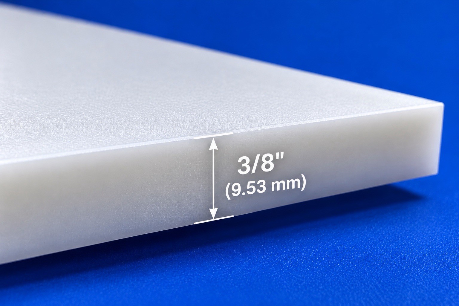 HDPE Polyethylene Plastic Sheet 3/8\