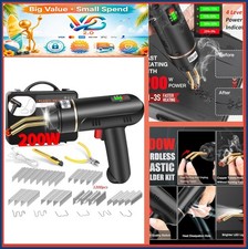Cordless 200W Plastic Welder Kit 1200PCS Hot Staples USB Rechargeable Car picture