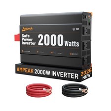 Ampeak 2000W Power Inverter 12V DC to 110V AC, 89% Efficiency picture