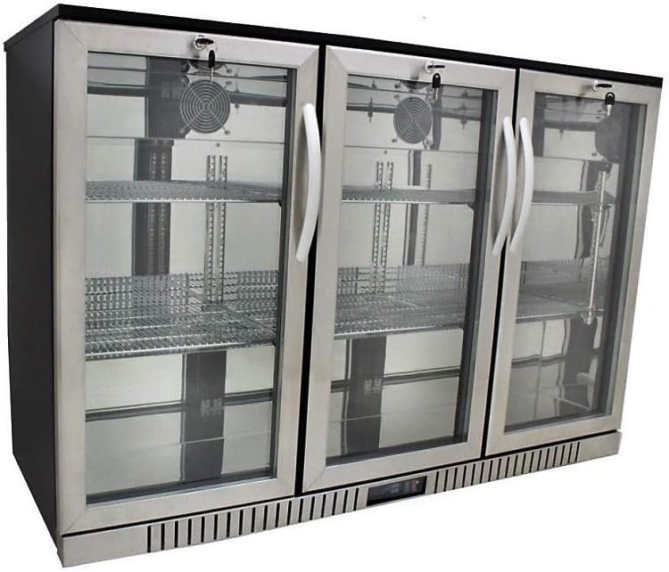 Procool Refrigeration 3-door Glass Front Back Bar Beverage Cooler