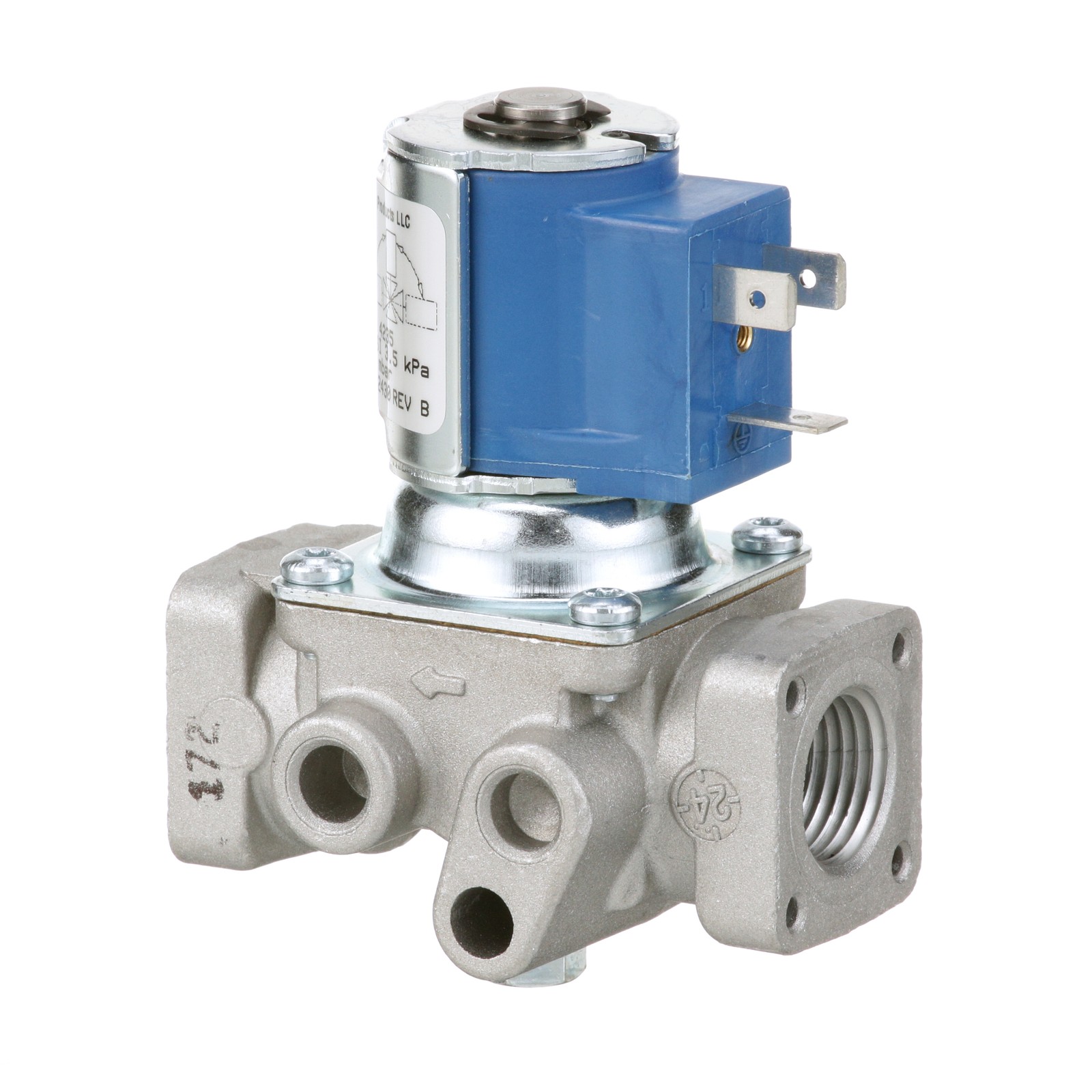 Mavrik 120V 1/2 in Natural/LP Dual Gas Solenoid Valve Replaces