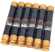 Lot of 6 - FRS-R-15 Bussmann 15 Amp Fuse Class RK5 - Next Day Option picture