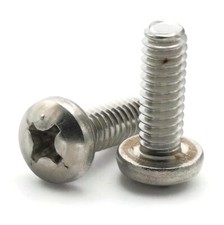 #6-32 | 316 Stainless Steel Phillips Pan Head Machine Screws - Select Length picture