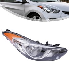 RH Passenger Projector Headlight 2011-2013 Hyundai Elantra Black Amber  picture