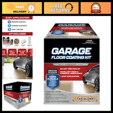 2-Part Epoxy Garage Floor Coating Kit - High-Gloss, Stain Resistant, Indoor Use, picture
