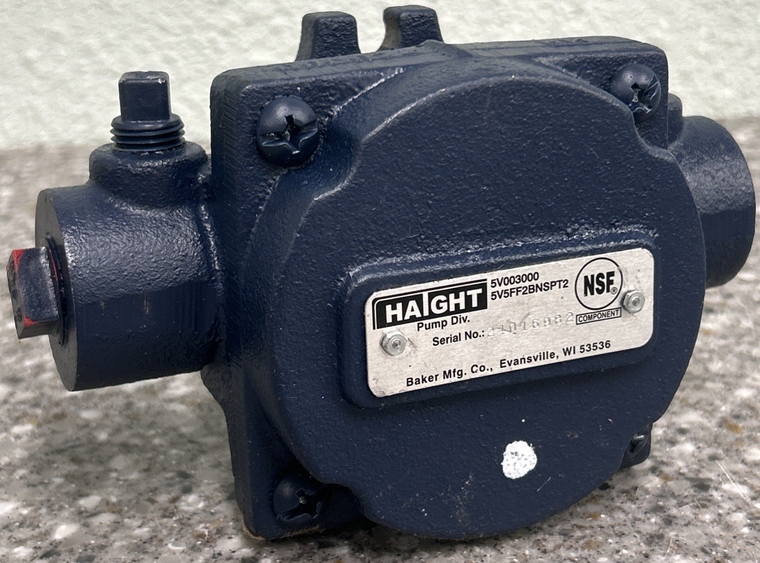 Haight Pump 5 GPM 5V5FF2BNSPT2 5V003000 for Henny Penny Fryer 500 600 CFE EEE