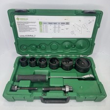 Greenlee 7238SB Slug-Buster Knockout Kit with Ratchet Wrench Punch Set 1/2