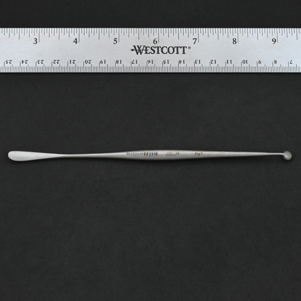 Aesculap FF291R Penfield #1 Dissector Double-Ended Slight Curved 6 7/8 in
