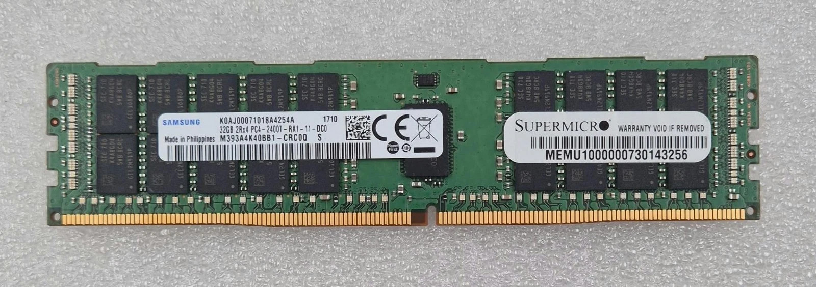 SK Hynix 16GB 2Rx8 PC4-2400T HMA82GR7MFR8N-UH Server Memory RAM