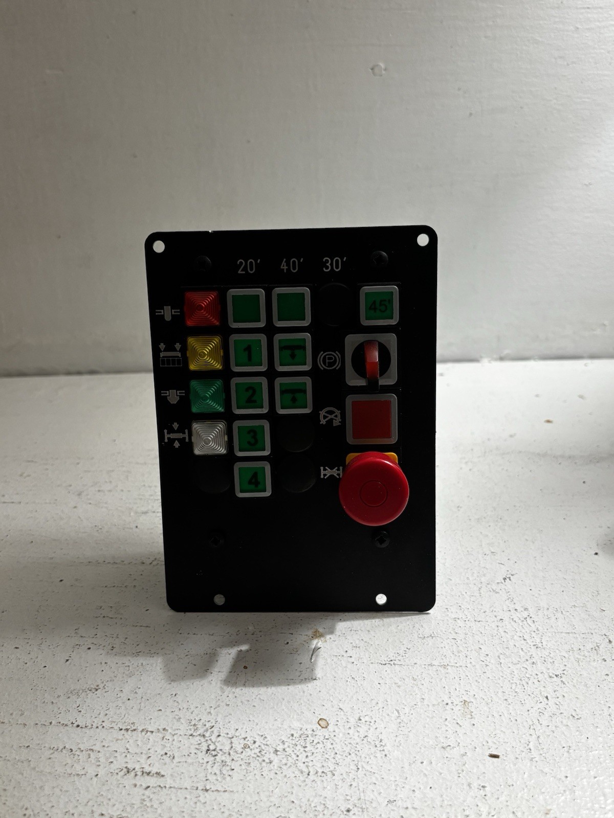 indistrial container control panel
