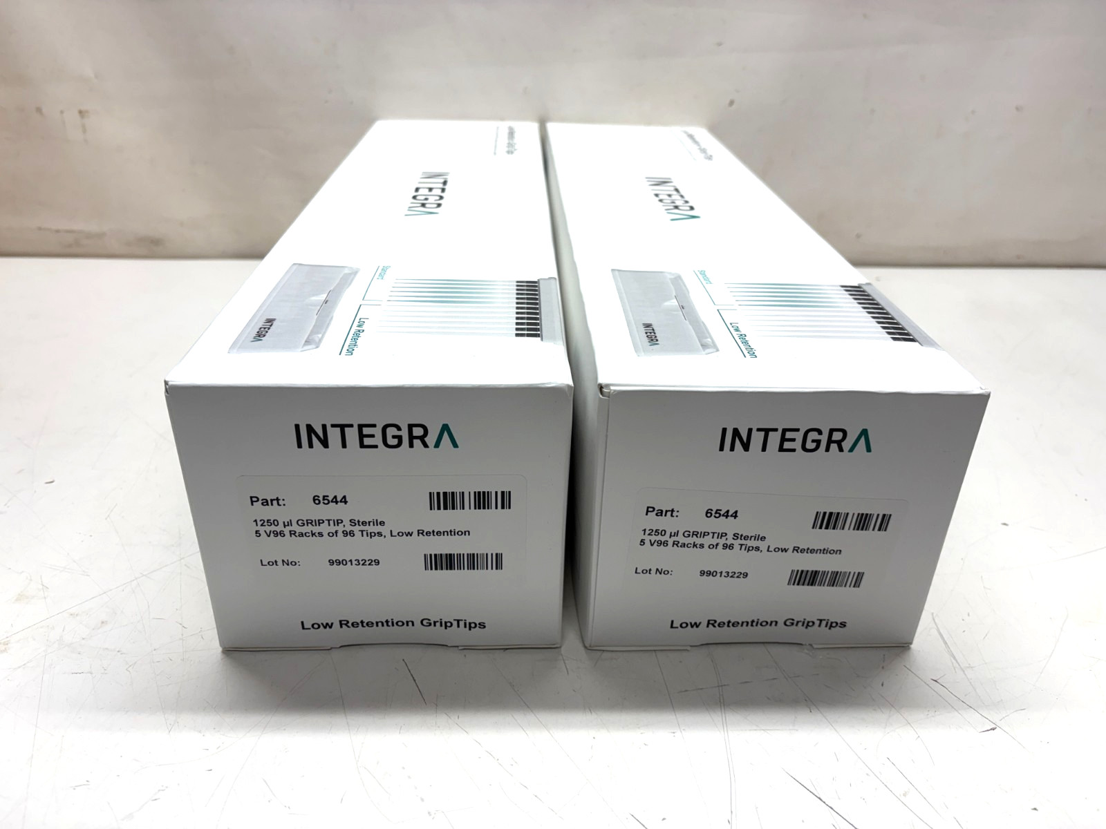Integra 6465 (2 Pack) 125uL Sterl, Filt 5 XYZ Rack of 384 Tips