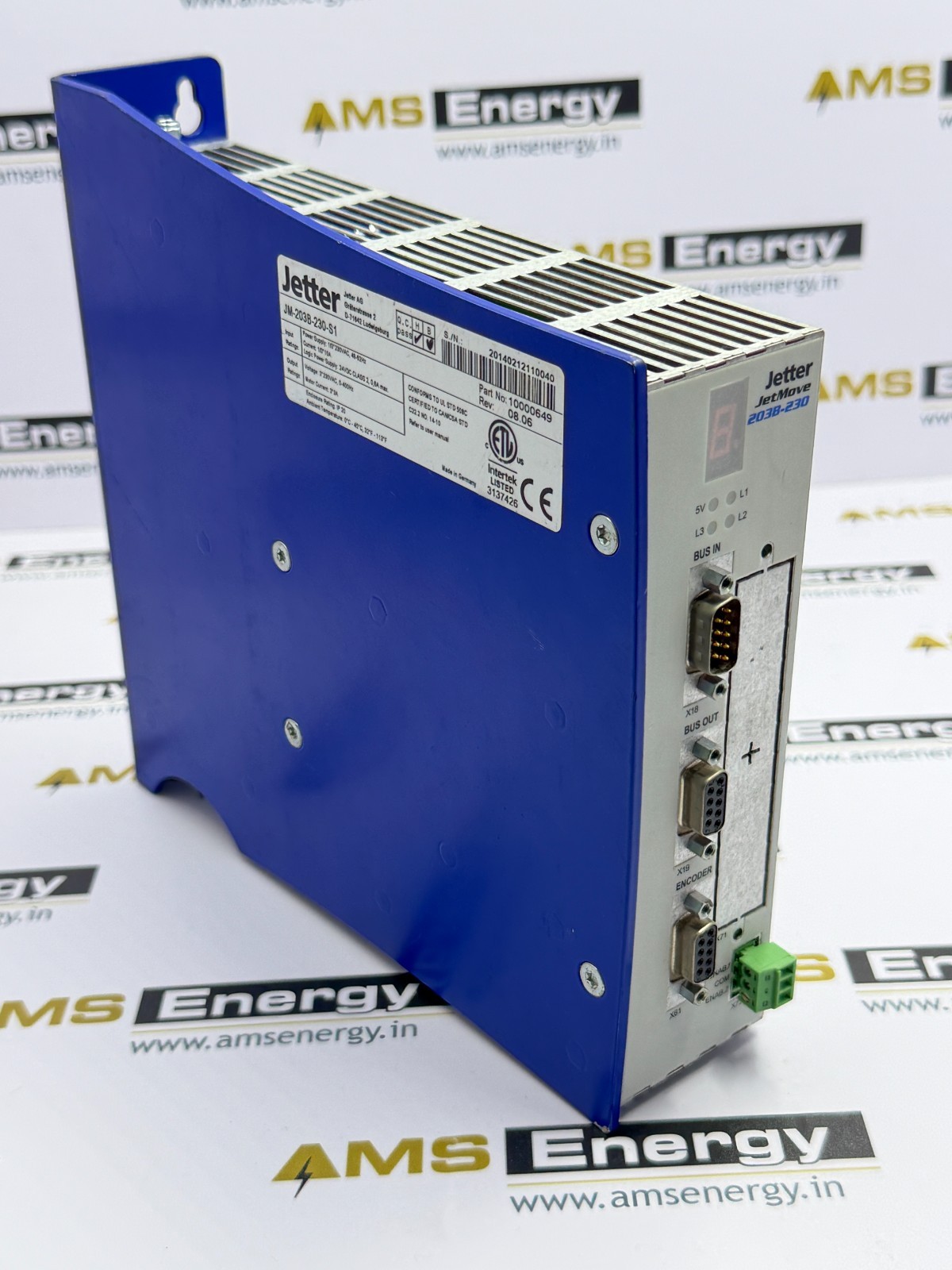 JETTER JETMOVE 203B-230 SERVO DRIVE JM-203B-230-S1 /  10000649