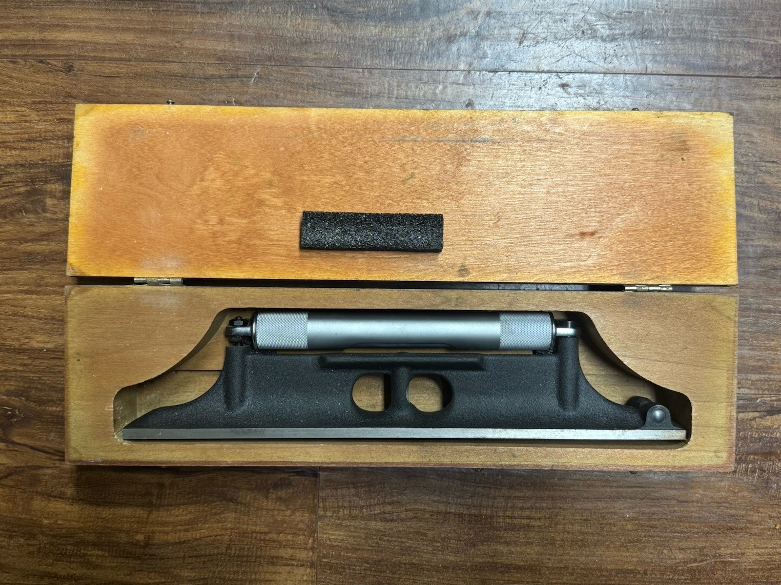 Starrett No. 98-12 Precision Machinist Level 12” w/ Original Wood Case