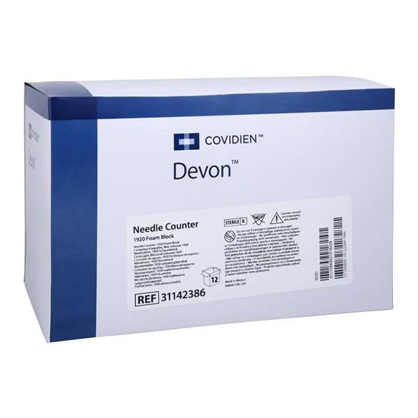 COVIDIEN DEVON COUNTER 31142386 BOX OF 12 EXP2025 