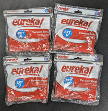 4 Sealed Packs Of 2 Eureka EXT U Vacuum Belts Model 61120G Eureka Vacuum New picture