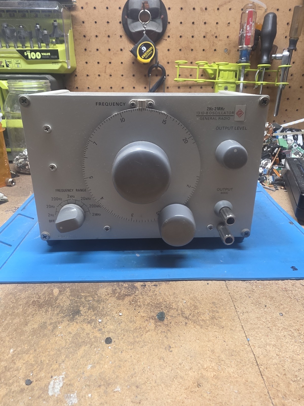 General Radio 1310-B Oscillator 2hz-2mhz W/manual Untested 