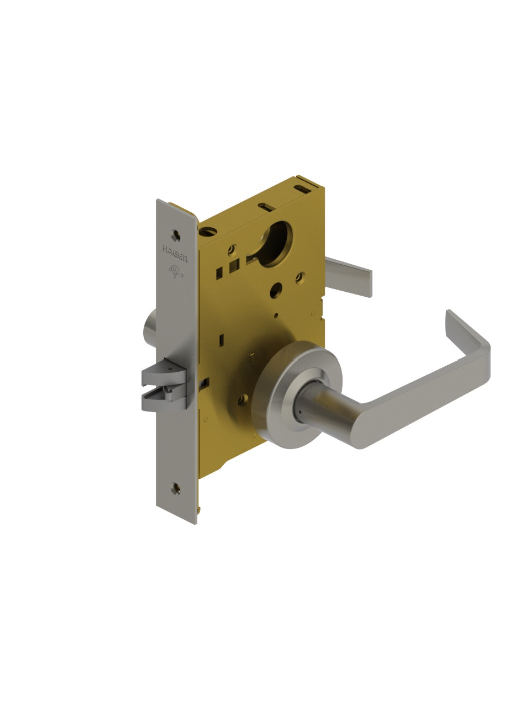 HAGER 3810 Sect Passage Door Lock US26D WTN STK/ 001078