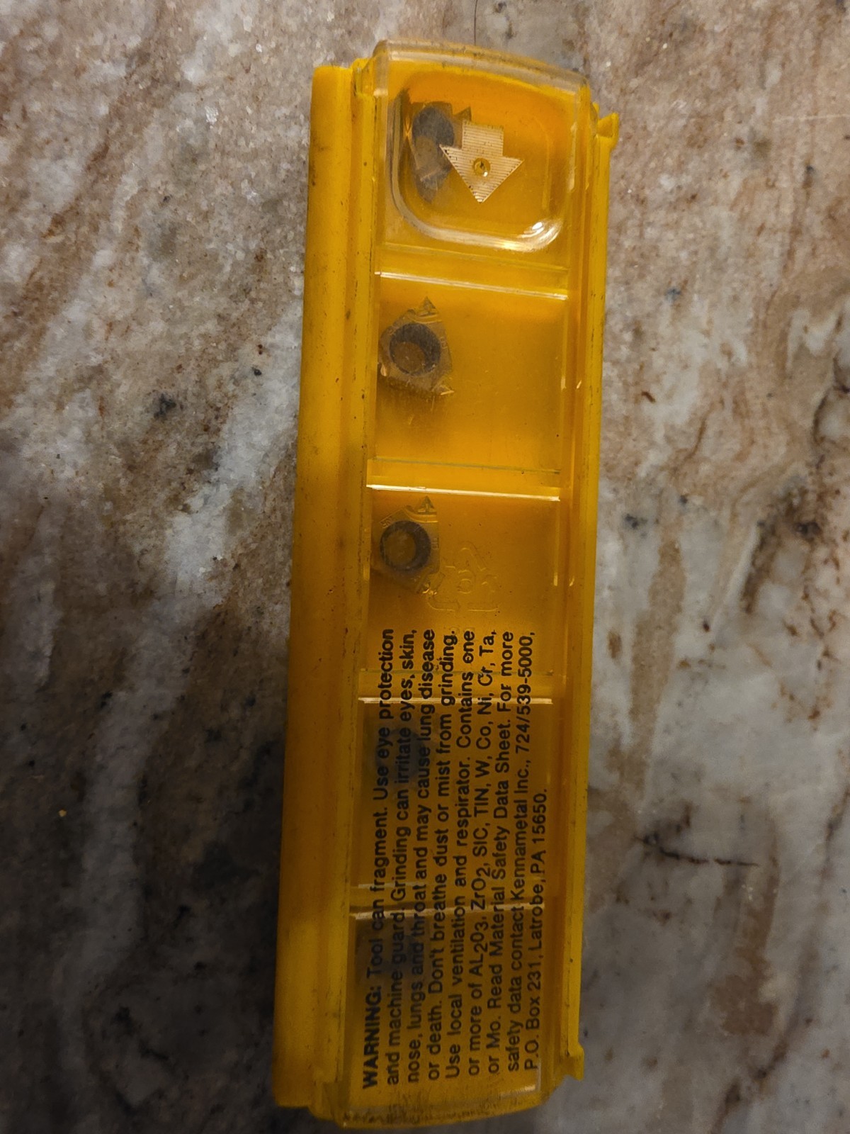 Kennametal LT11NRA60K KU25T (Lot of 5) THREADING INSERTS NEW BINM