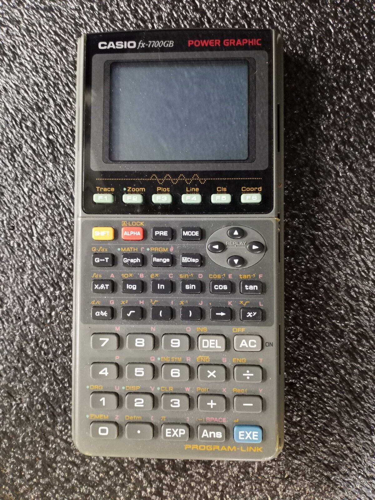 CASIO Scientific Calculator FX-7700GB Power Graphic - Tested Working, W/Manual