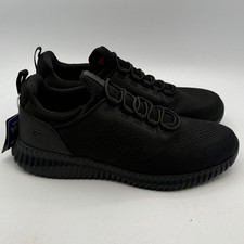 Skechers Cessnock Shoes Men Size 9 Black Black Work 77188W/BLK picture
