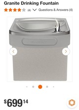 Elkay EZSDL Wall Mount Cooler - Light Gray Granite picture