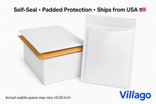 Any Size Bubble Mailers – Kraft/White Self-Seal Padded Envelopes #000–#7 Bulk picture