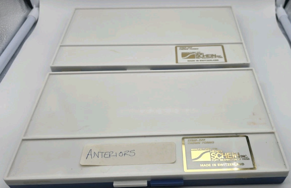 Henry Schein Strip OffCrowns Forms Anterior & Posterior Dental Crown Form