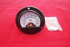 DC 0- 500mA Round Analog Ammeter Panel Current Dia. 66.4mm DH52 direct connect picture