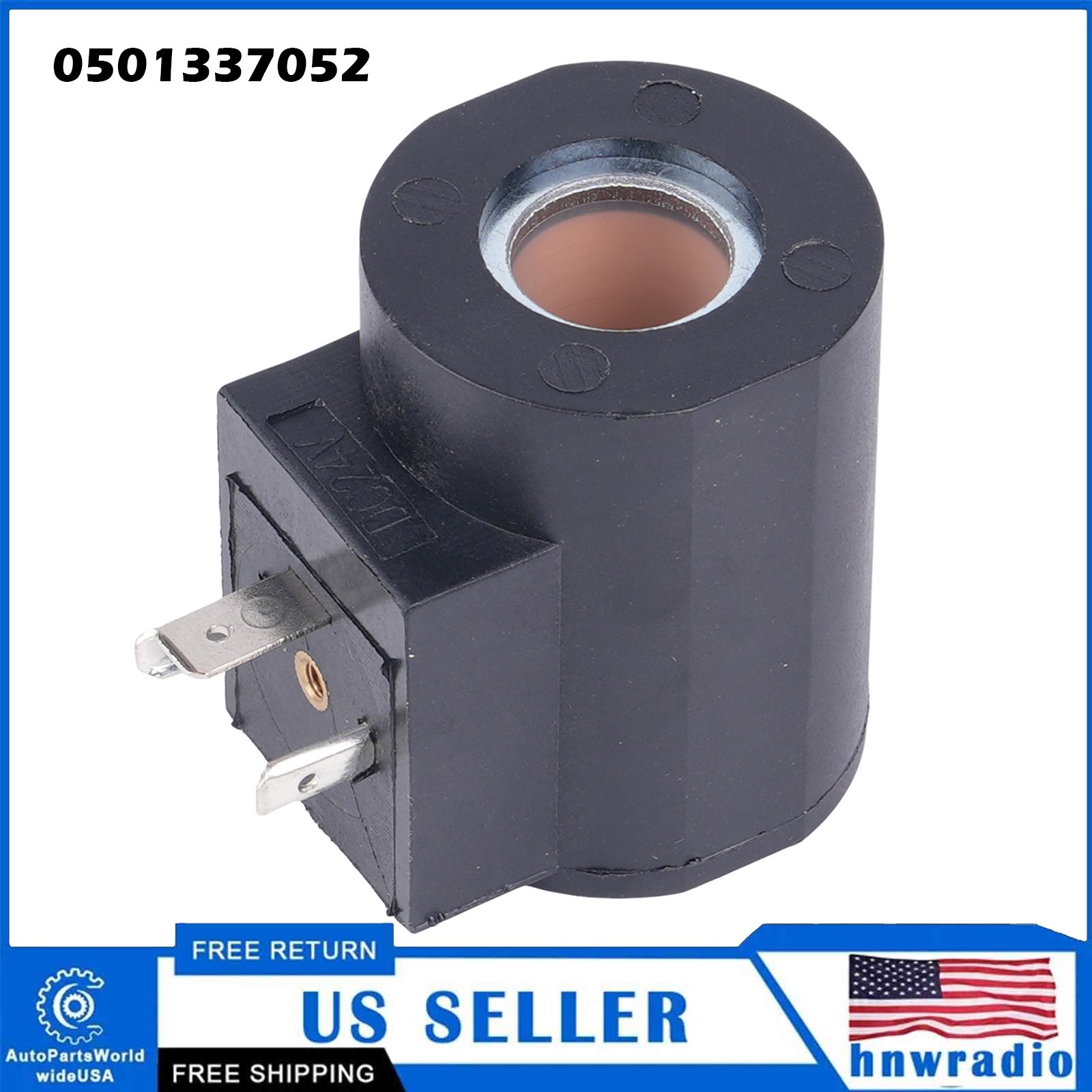 Solenoid Valve Coil 0501337052-24V Replacement 0501337052 24V 26W NEW