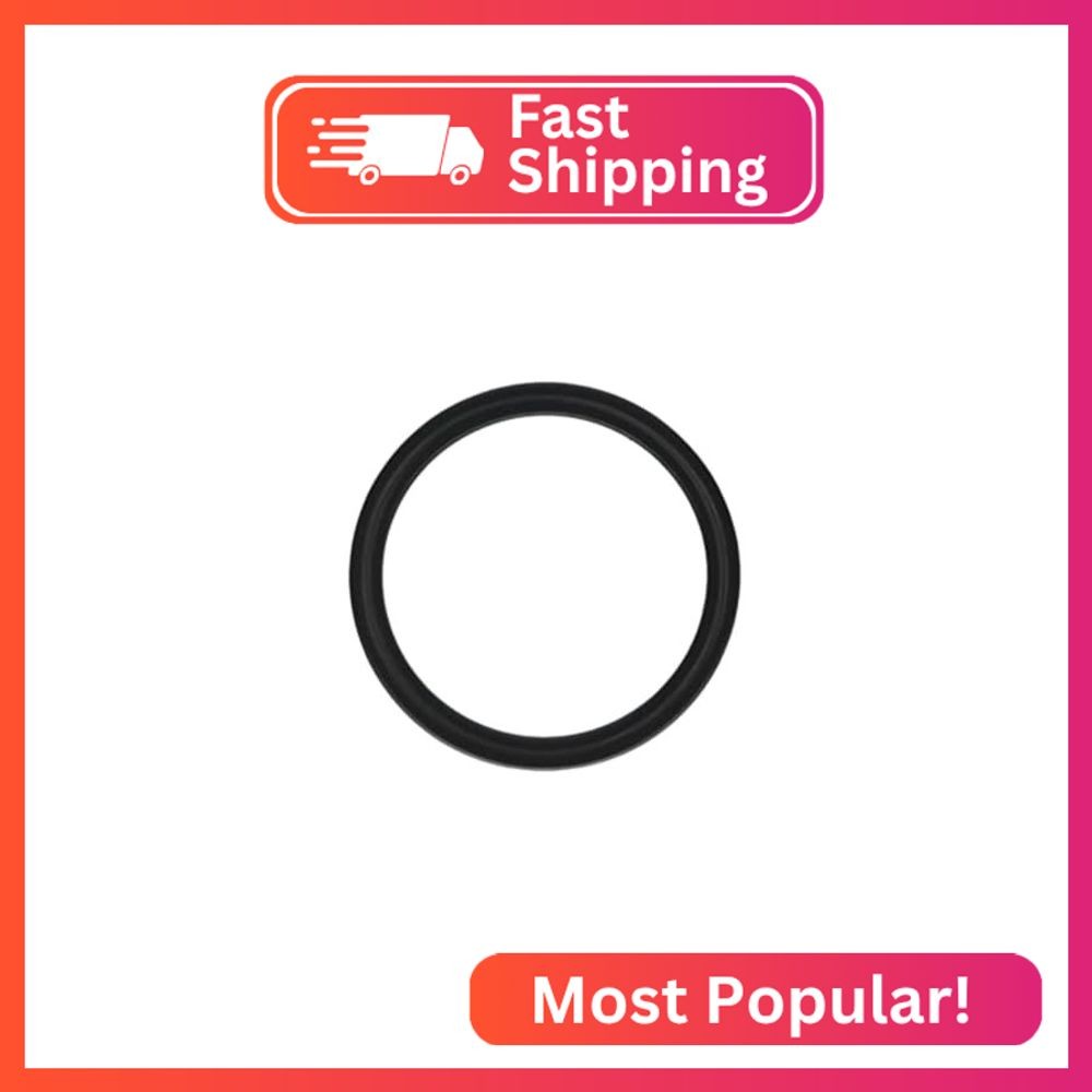M2.5x20 Viton O-Ring, 75A Durometer, Round, Black, Viton, 20 mm ID, 25 mm OD, 2.