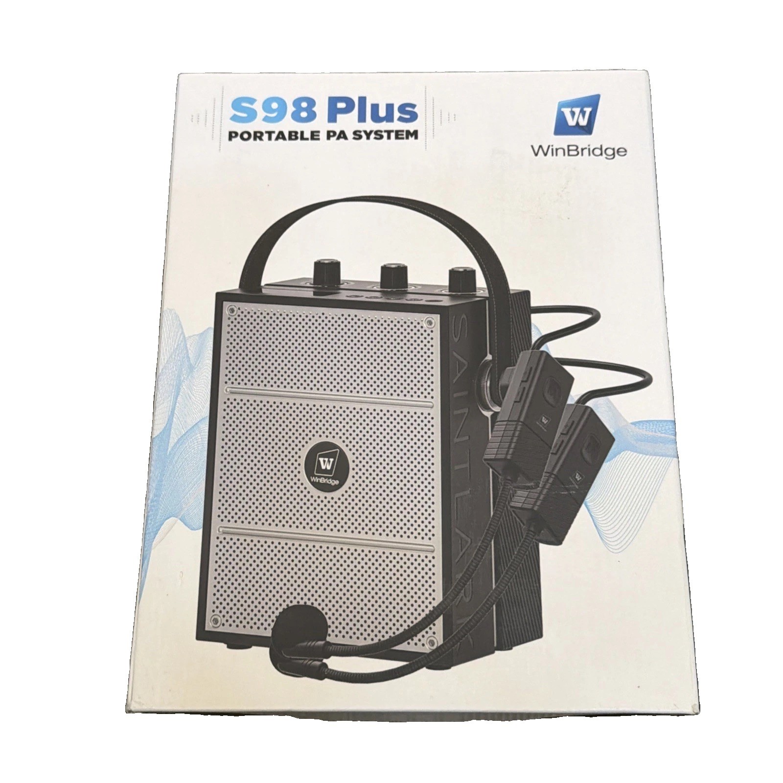 WinBridge Portable PA System Model S98 Plus Lightweight Wired/Wireless WinBridge Portable PA System Model S98 Plus Lightweight Wired/Wireless
